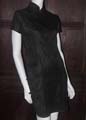 Gambiered Silk Womens short sleeve cheongsam qipao