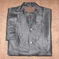 Gambiered Silk Short sleeved womens collar shirts